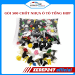 Bộ 500 Chốt Nhựa Ô Tô Tổng Hợp – Giải Pháp Hoàn Hảo Cho Sửa Chữa Xe Hơi