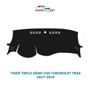 Thảm Taplo xe Chevrolet Trax chất liệu nhung, da Carbon, da vân gỗ