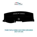 Thảm Taplo xe Ford Explorer chất liệu nhung, da Carbon, da vân gỗ