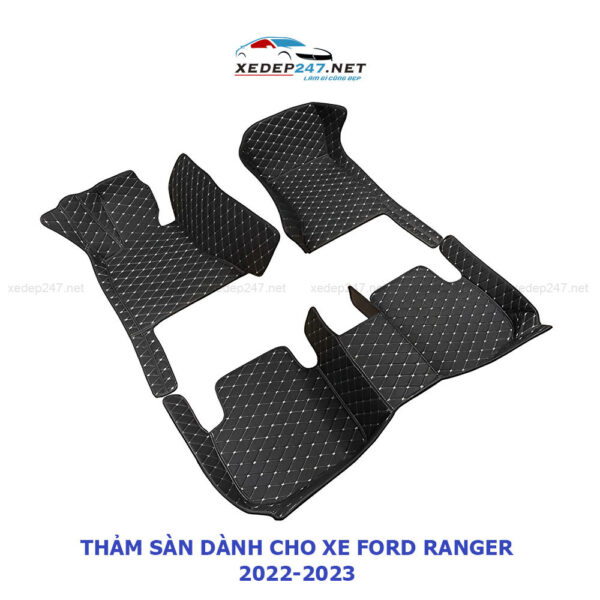 Thảm sàn 5D dành cho xe Ford Ranger 2022-2023