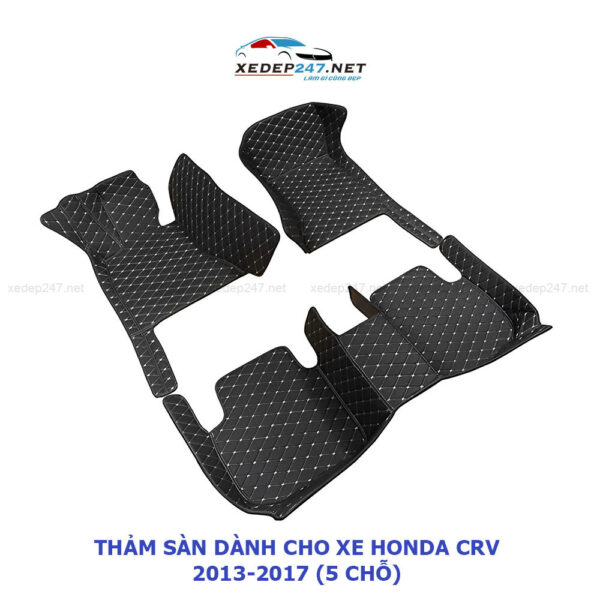 Thảm sàn 5D dành cho xe Honda CRV 2013-2017 (5 CHỖ)