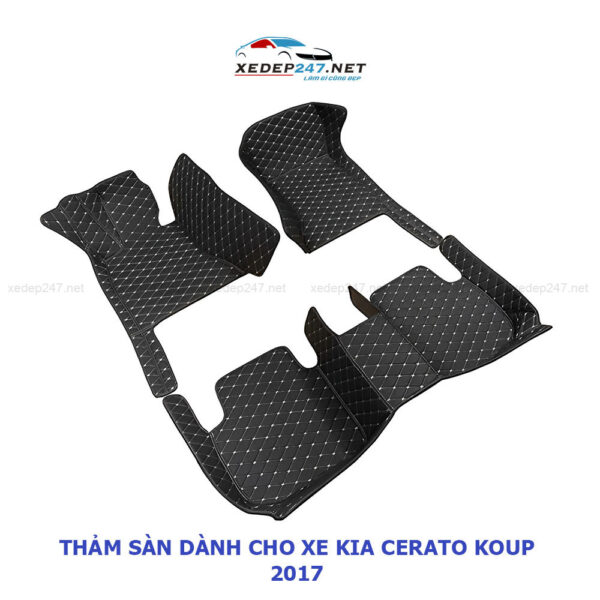 Thảm sàn 5D dành cho xe Kia Cerato Koup 2017