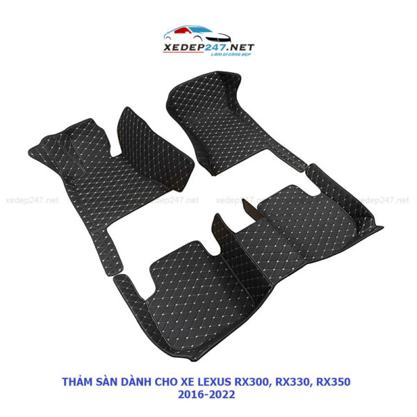 Thảm sàn 5D dành cho xe Lexus RX300, RX330, RX350 2016-2022