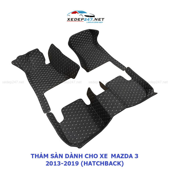 Thảm sàn 5D dành cho xe hatchback Mazda 3 2013-2019