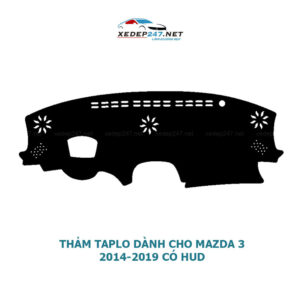 Thảm Taplo xe Mazda 3 chất liệu nhung, da Carbon, da vân gỗ