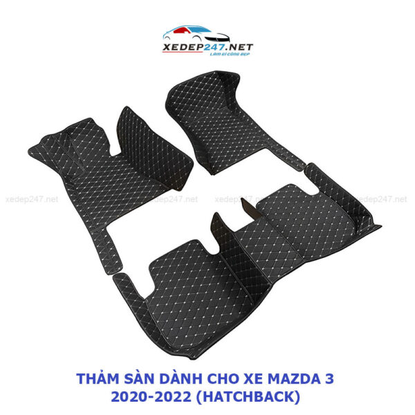 Thảm sàn 5D dành cho xe hatchback Mazda 3 2020-2022