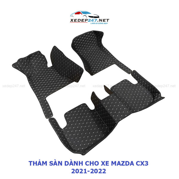 Thảm sàn 5D dành cho xe Mazda CX3 2021-2022