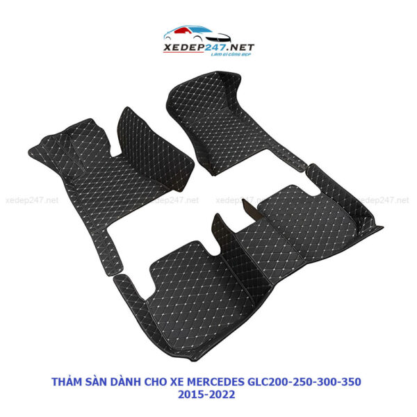 Thảm sàn 5D dành cho xe Mercedes GLC200-250-300-350 2015-2022