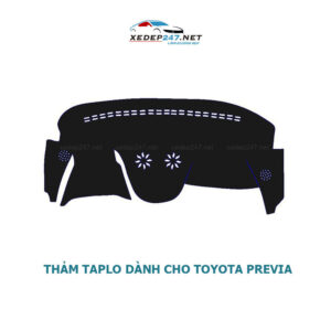 Thảm Taplo xe Toyota Previa chất liệu Nhung, da Carbon, da vân gỗ