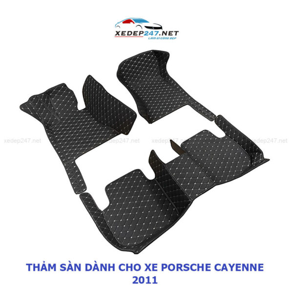 Thảm sàn 5D dành cho xe Porsche Cayenne 2011