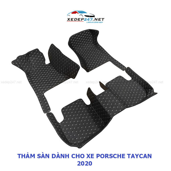 Thảm sàn 5D dành cho xe Porsche Taycan 2020