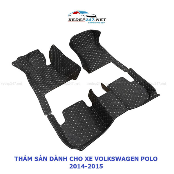 Thảm sàn 5D dành cho xe Volkswagen Polo 2014-2015