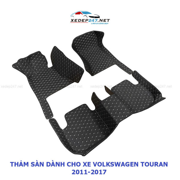 Thảm sàn 5D dành cho xe 5 chỗ Volkswagen Touran 2011-2017