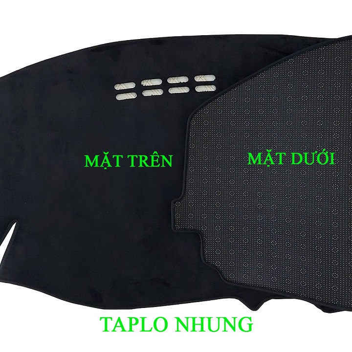 Thảm taplo chống nóng bằng nhung.